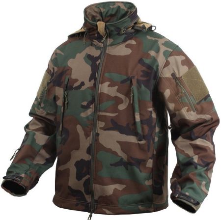 Bunda ROTHCO® SPECIAL OPS TACTICAL SOFT SHELL woodland camo