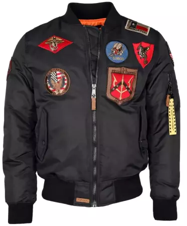 Bunda TOP GUN® MA-1 BOMBER černá