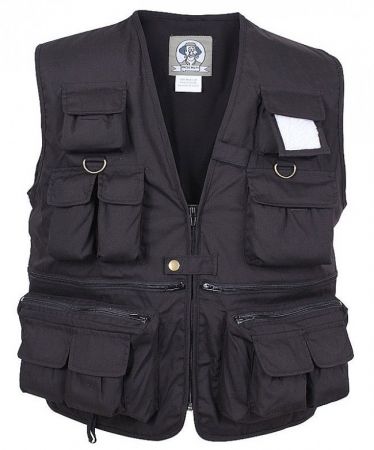 Vesta ROTHCO® UNCLE MILTY TRAVEL VEST černá