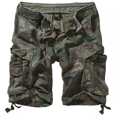 Kraťasy BRANDIT VINTAGE woodland camo