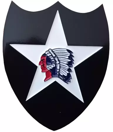 Kovové 3D logo 2ND INFANTRY DIVISION