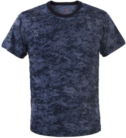 Tričko ROTHCO® midnight digital camo