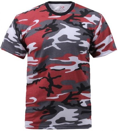 Tričko ROTHCO® red camo