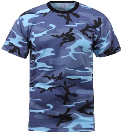 Tričko ROTHCO® sky blue camo