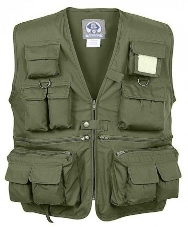 Vesta ROTHCO® UNCLE MILTY TRAVEL VEST oliva