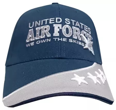 Čepice U.S. AIR FORCE WE OWN THE SKIES modrá