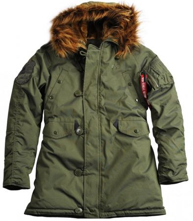 Dámská bunda ALPHA INDUSTRIES EXPLORER tm.zelená