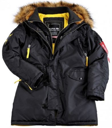 Dámská bunda ALPHA INDUSTRIES PPS N-3B černá