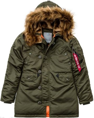 Dámská bunda ALPHA INDUSTRIES N-3B VF 59 tm.zelená