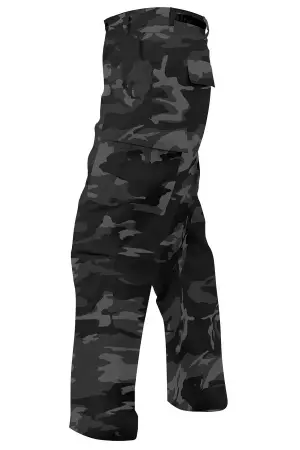 Kalhoty ROTHCO® BDU black camo