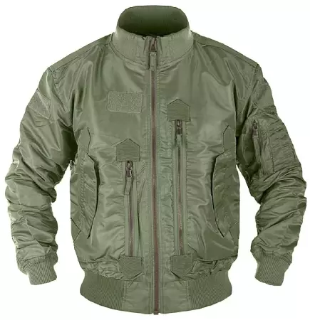 Bunda US TACTICAL FLIGHT JACKET zelená