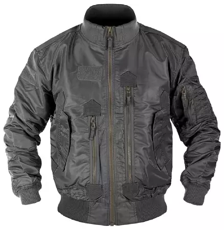 Bunda US TACTICAL FLIGHT JACKET černá