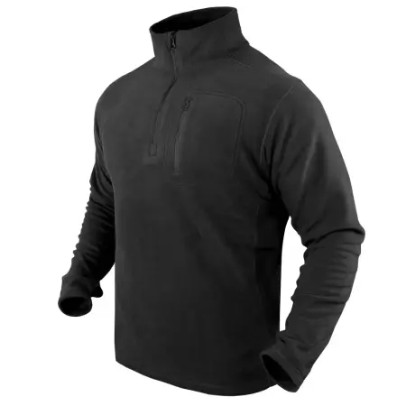 Mikina CONDOR® QUARTER ZIP PULLOVER černá