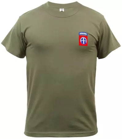 Tričko 82ND AIRBORNE DIVISION zelená