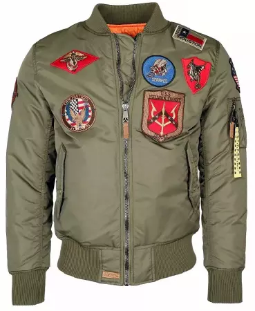 Bunda TOP GUN® MA-1 BOMBER oliva