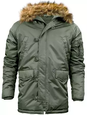 Bunda N-3B PARKA oliva