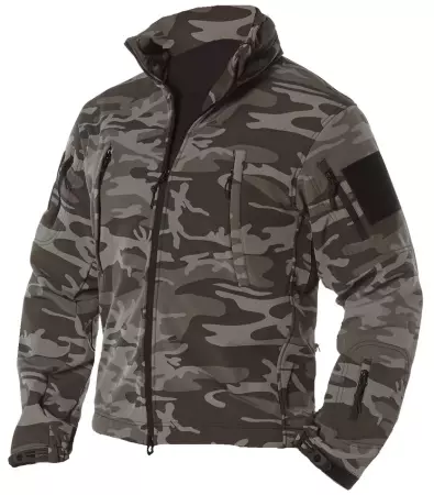 Bunda ROTHCO® TACTICAL SOFT SHELL black camo