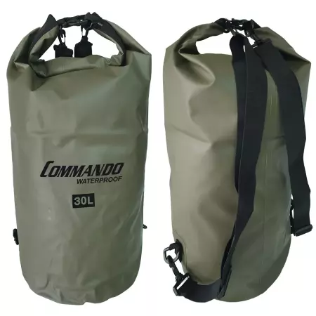 Nepromokavý vak COMMANDO DRY BAG HEAVY DUTY 30L oliva