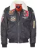 Bunda TOP GUN® TOP GUN CWU-45 s odepínatelným límcem černá