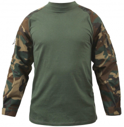 ROTHCO® Taktická košile ROTHCO® COMBAT woodland camo