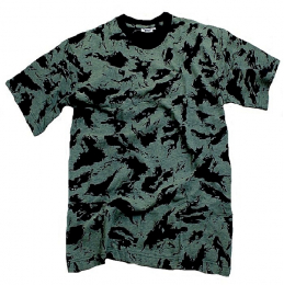 COMMANDO Tričko ARMY green camo