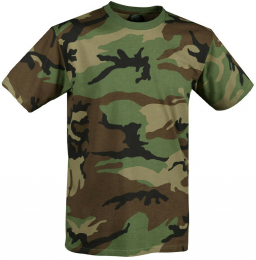 MMB Tričko ARMY woodland camo