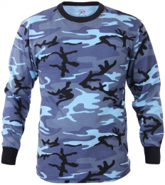 ROTHCO® Tričko ROTHCO® dlouhý rukáv sky blue camo