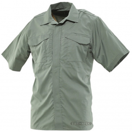 TRU-SPEC® Košile TRU-SPEC® 24-7 UNIFORM krátký rukáv rip-stop zelená