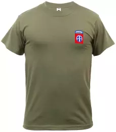 FOSTEX® Tričko 82ND AIRBORNE DIVISION zelená