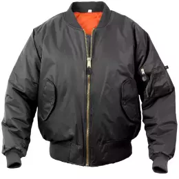 ROTHCO® Bunda ROTHCO® MA-1 FLIGHT JACKET černá