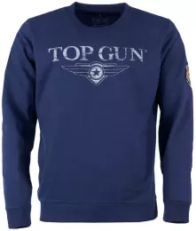 TOP GUN® Mikina TOP GUN® BASIC SWEATER navy