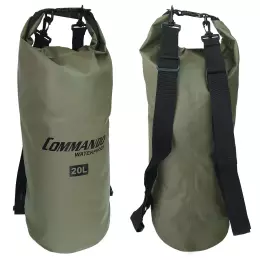 Nepromokavý vak COMMANDO DRY BAG HEAVY DUTY 20L oliva